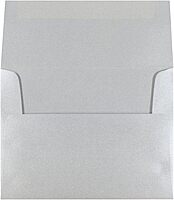 JAM PAPER Silver Stardream Metallic Invitation Envelopes