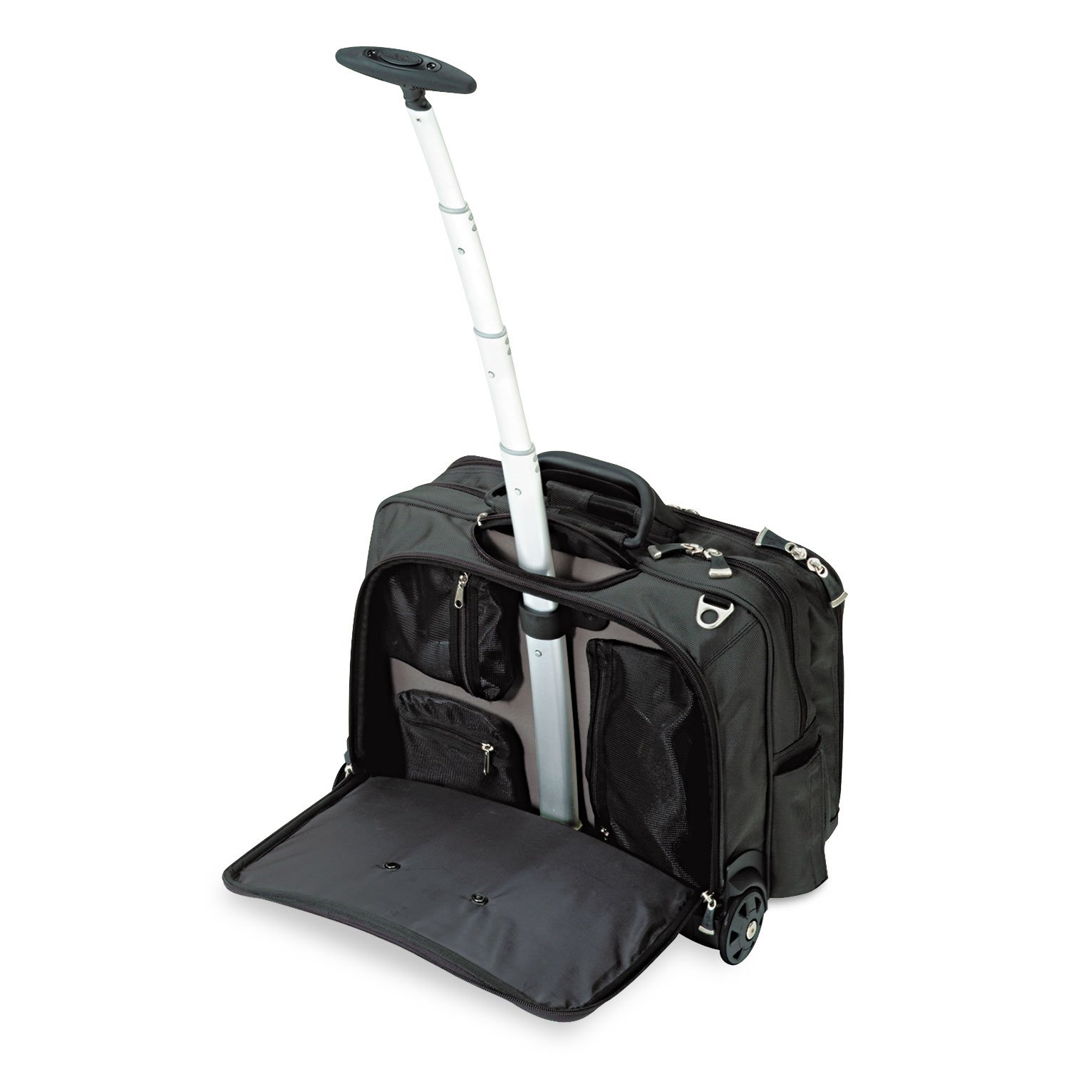 Kensington Contour Rolling Laptop Case, Ballistic Nylon, Fits up to 17"
