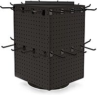Azar Displays 4-Sided Revolving Pegboard Countertop Display 14 x 14 x 20