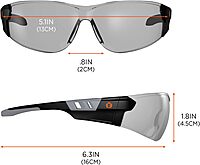 ERGODYNE Skullerz SAGA Frameless Safety Glasses