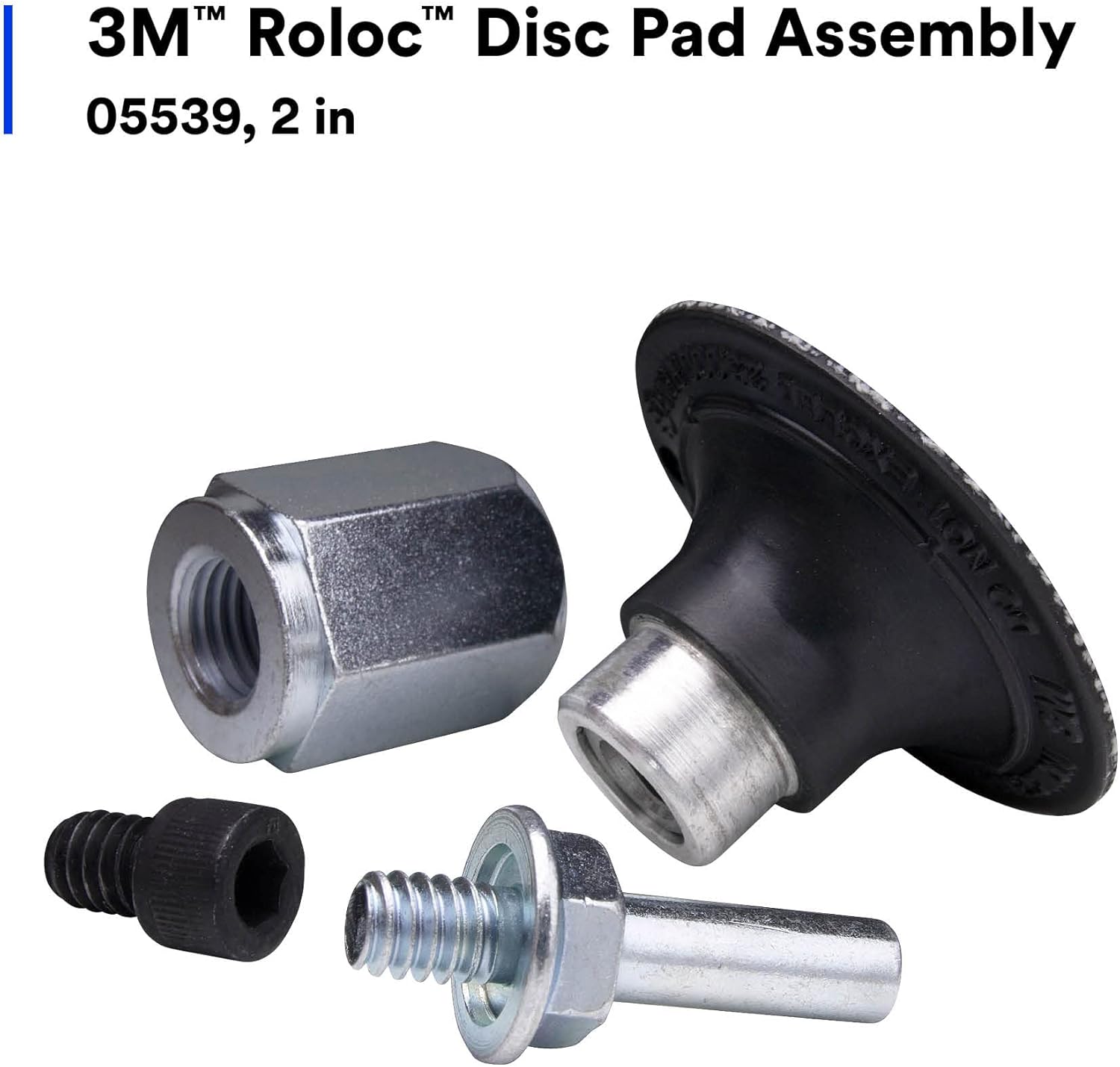 3M Roloc Disc Pad Assembly 05539, 2 in, Quick Change, Durable Backup Pad 1