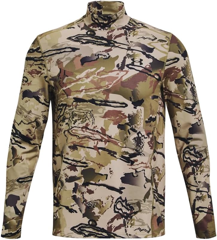 Under Armour ColdGear Infrared Camo Mock Mens Long Sleeve
