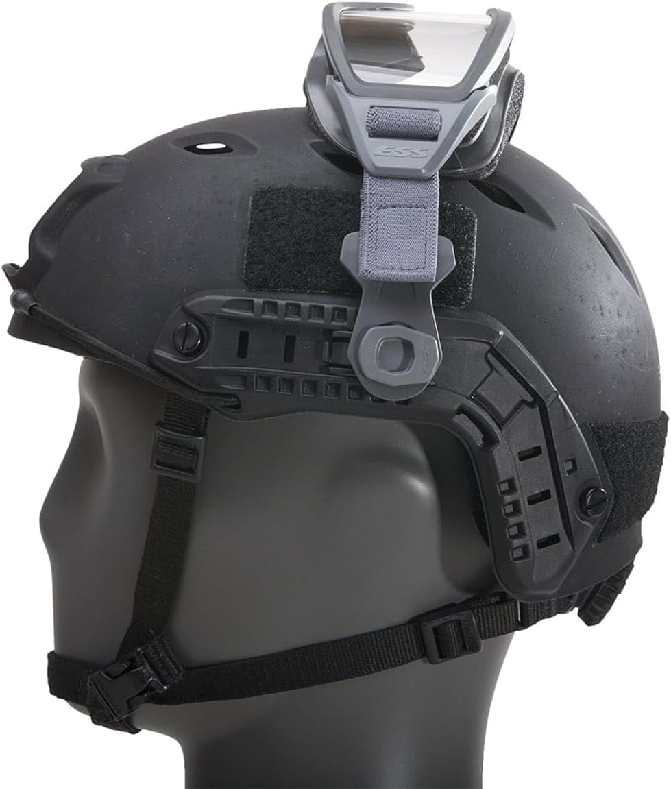 ESS Eyewear 740-0516 Profile Pivot Goggle - Gray w/1 Clear lens & 1 Smoke Gray lens