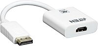 ATEN VC986 DisplayPort to HDMI Adapter 4K Active White Audio Eyefinity Multi Screen Support 1920 x 1200 60Hz