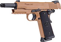 Sig Sauer 1911 Emperor Scorpion CO2-Powered 4.5mm Steel BB Caliber Semi-Auto Air Pistol with 17rd BB Mag - CO2 Cartridges Not Included