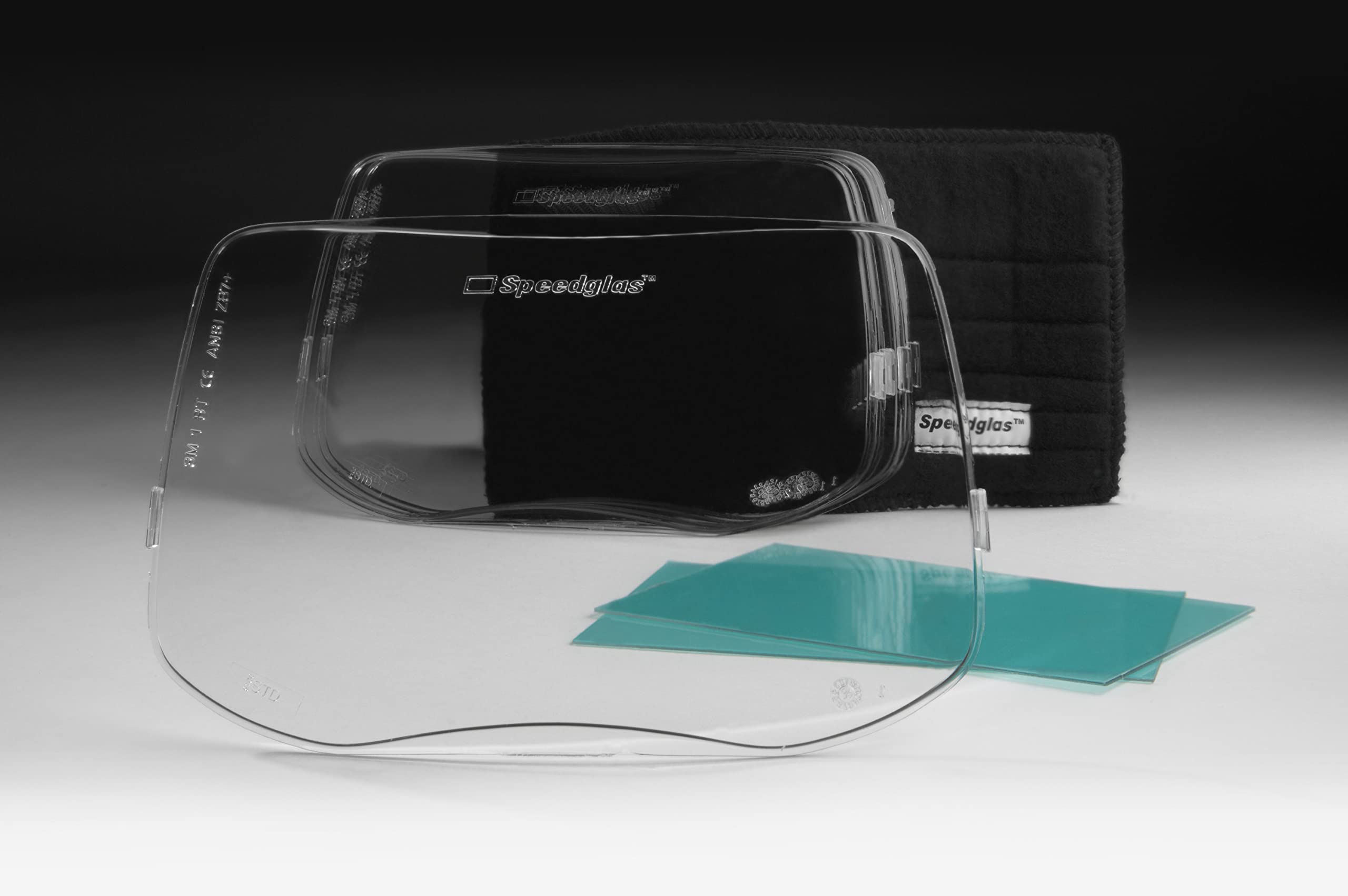 3M Speedglas Welding Starter Kit 9100XX 06-0201-30, Outside Protection Plates, Inside Protection Plates, and Sweat Pad