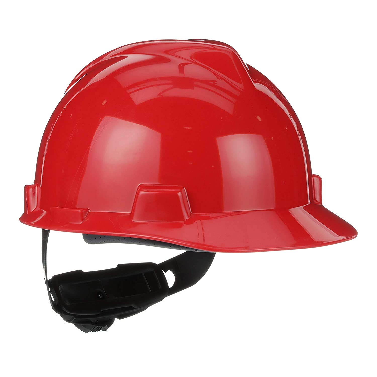 MSA 475363 V-Gard Cap Style Safety Hard Hat With Fas-Trac III Ratchet Suspension | Polyethylene Shell