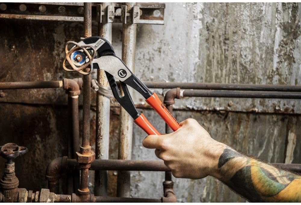 Crescent Z2 K9 V-Jaw Dipped Handle Tongue & Groove Pliers - Home Improvement, Mechanic - 12" - RTZ212V