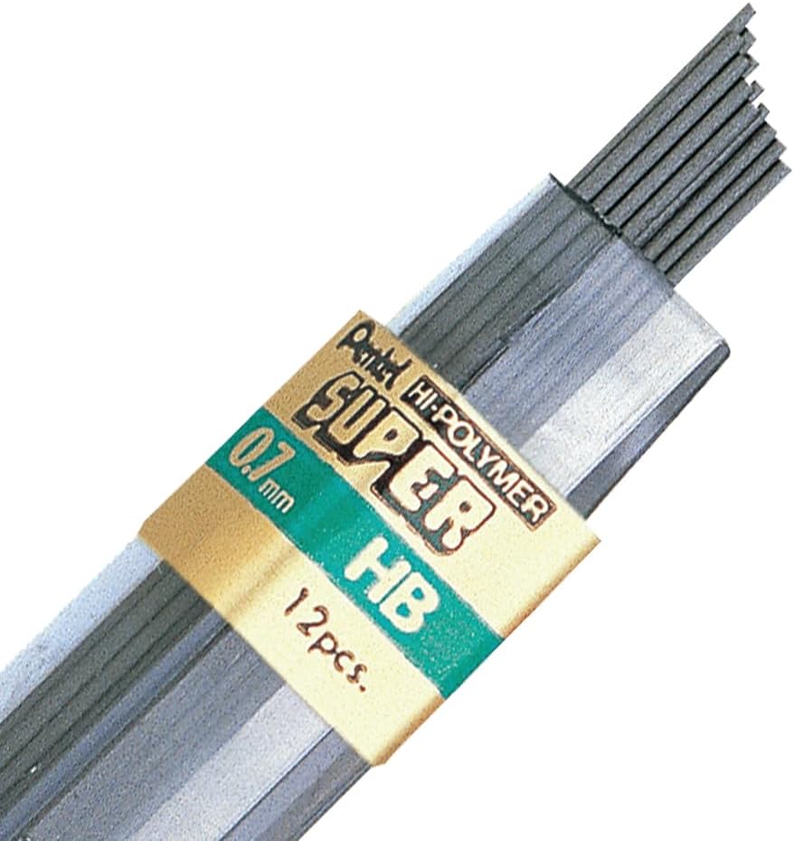 Pentel Super Hi-Polymer HB Lead Refills