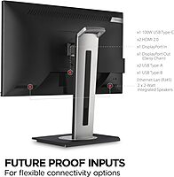 VIEWSONIC Docking Monitor with USB-C, Ethernet and Ergonomic Stand