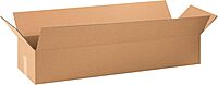 Partners Brand Long Corrugated Boxes, 33in x 8-1/2in x 5in, Kraft, Pack Of 25 Boxes