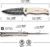 CIVIVI Incindie Folding Pocket Knife