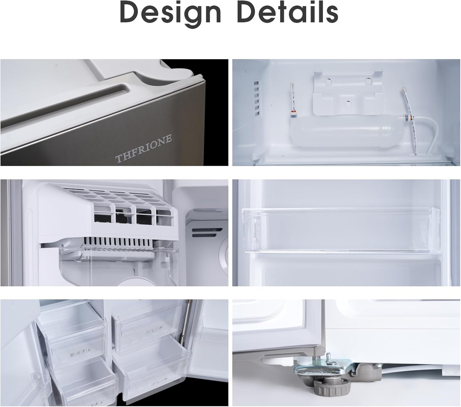 Refrigerador mejorado de acero inoxidable de 18.1 pies cúbicos Refrigerador mejorado de acero inoxidable de 18.1 pies cúbicos