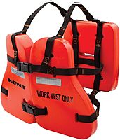 KENT Life Jacket One Size Orange - Work Vest, 17.5 lb Buoyancy