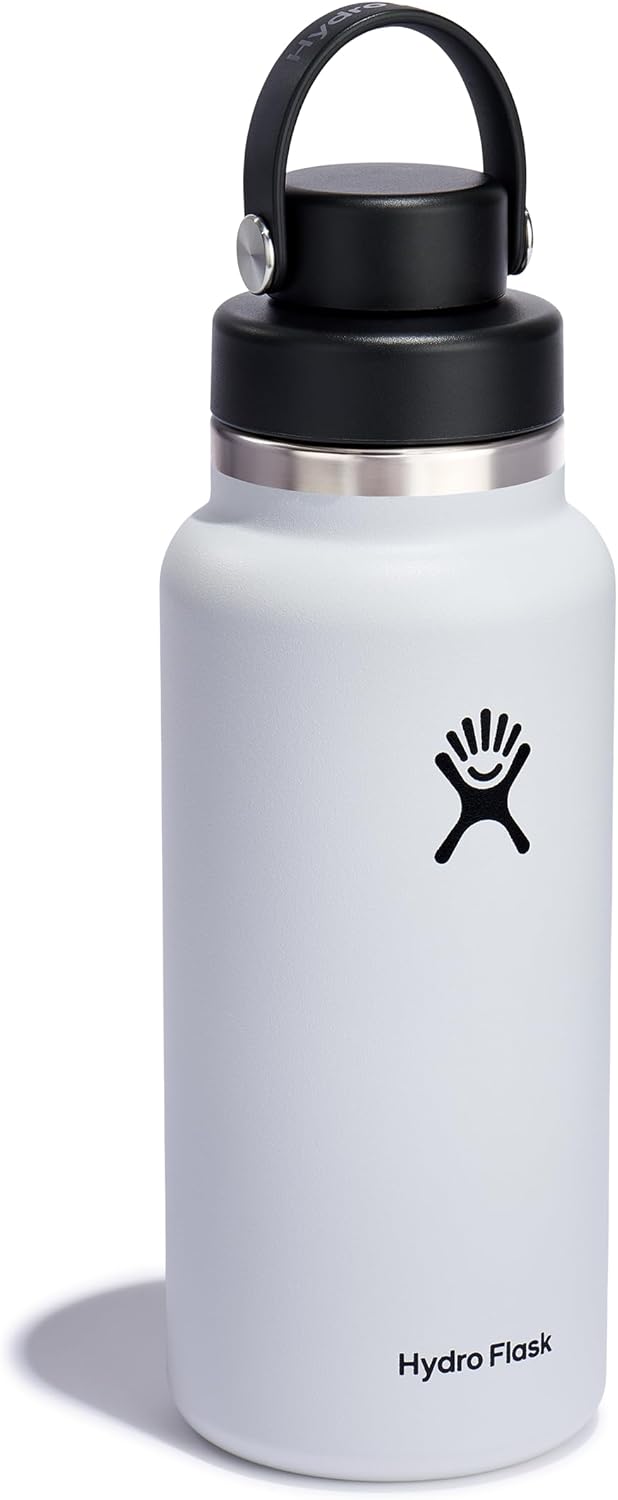 HYDRO FLASK Wide Mouth Insulated Stainless Steel Water Bottle with Flex Chug Cap