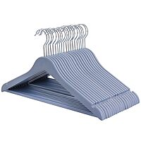 Elama Home 20 Piece Eco Friendly Coat Hangers in Blue (ELH-20) 20 Piece Set