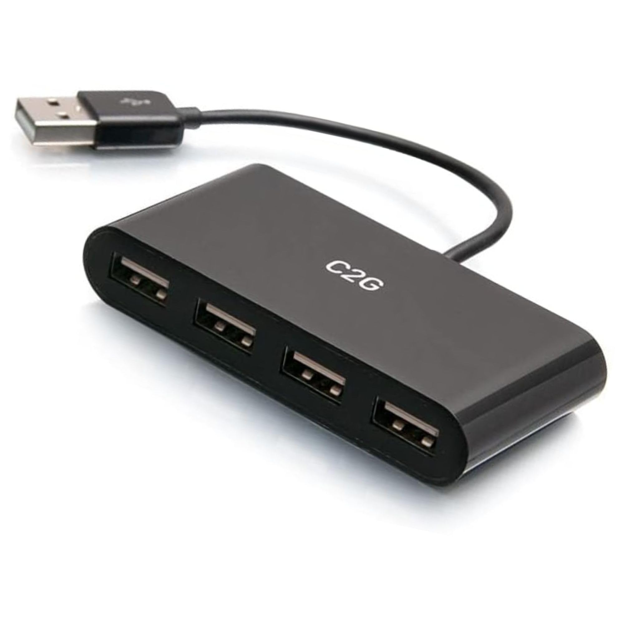 C2G 4-Port USB-A 3.0 Hub - SuperSpeed USB 5Gbps, Black (C2G54462)