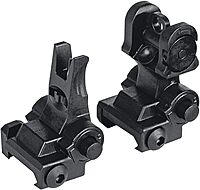 Sig Sauer Hunting Firearm Tread Front and Rear Sight Set, Adjustable Flip-Up Sights for Tread Pick Rail, Dual Aperture, Windage and Elevation Adjustable (KIT-TRD-Sights)