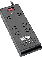 Tripp Lite Surge Protector Power Strip with USB Charging