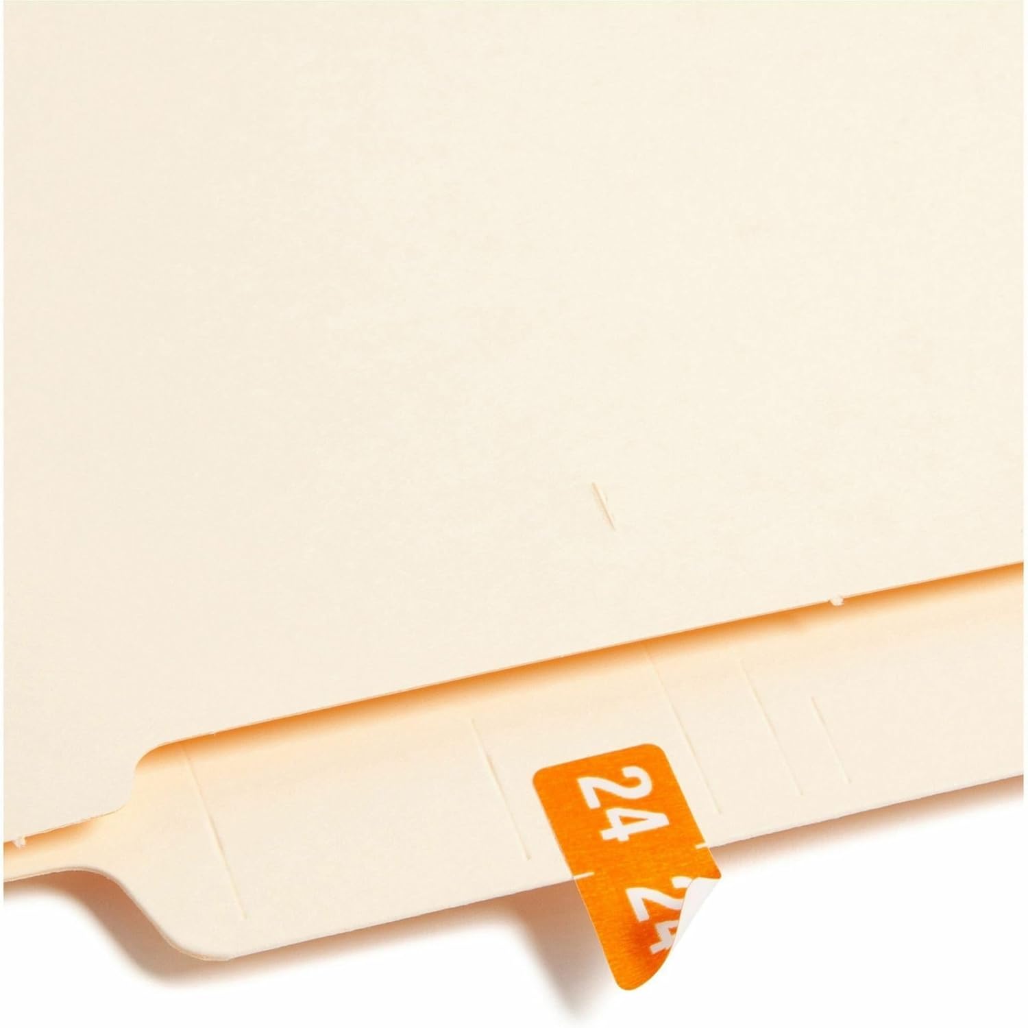 Smead® ETS Color-Coded Year Labels, SMD67924, 1/2" x 1", Orange, 25 Labels Per Sheet, Pack of 10 Sheets