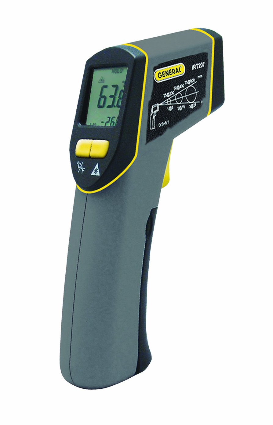 General Tools Non-Contact Digital Laser Temperature Gun, Thermal Detector