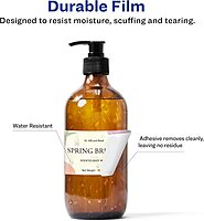 Avery Durable Removable Rectangle Labels, Sure Feed Technology, 1.5" x 2.75", Matte White Film