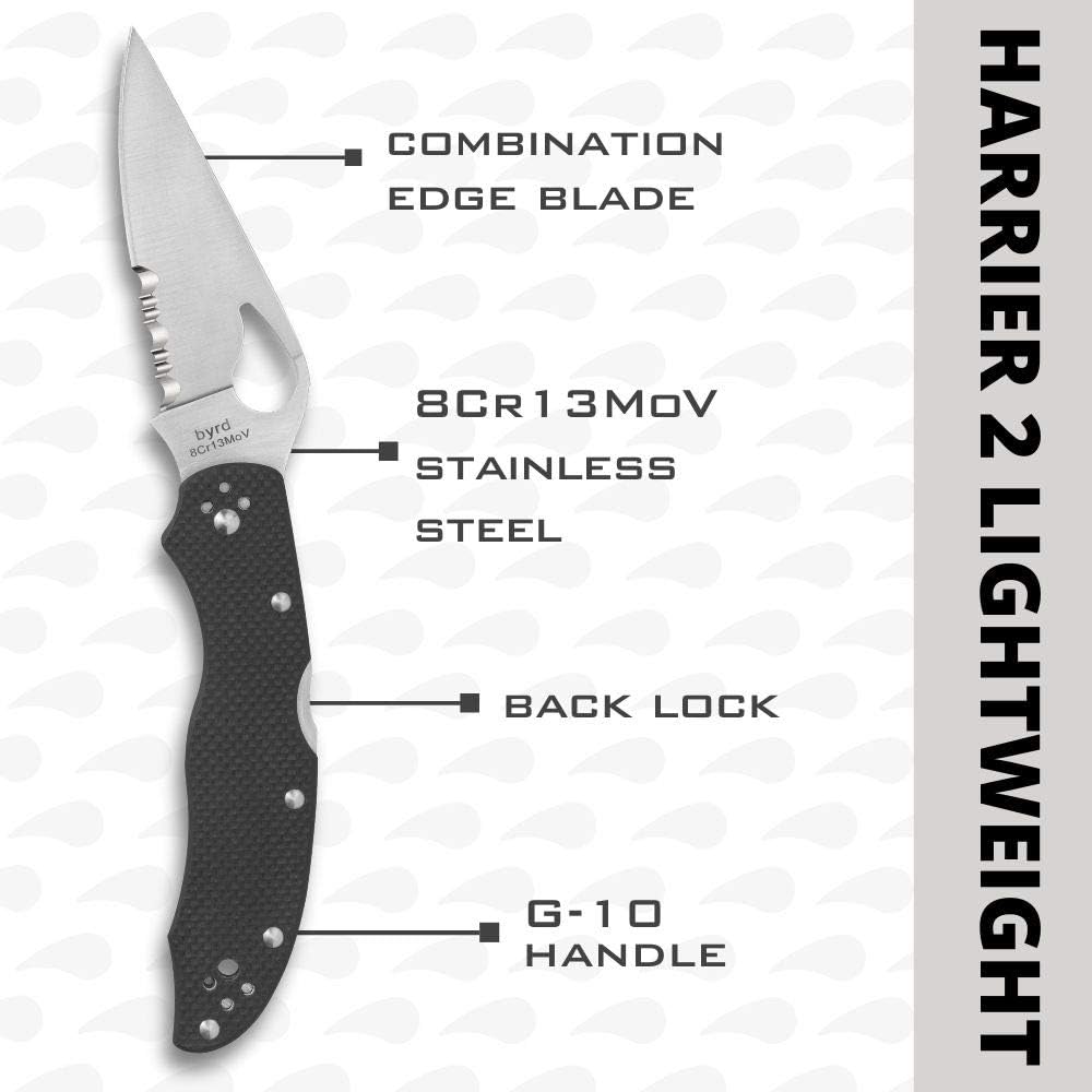 SPYDERCO Byrd Harrier 2 Folding Knife