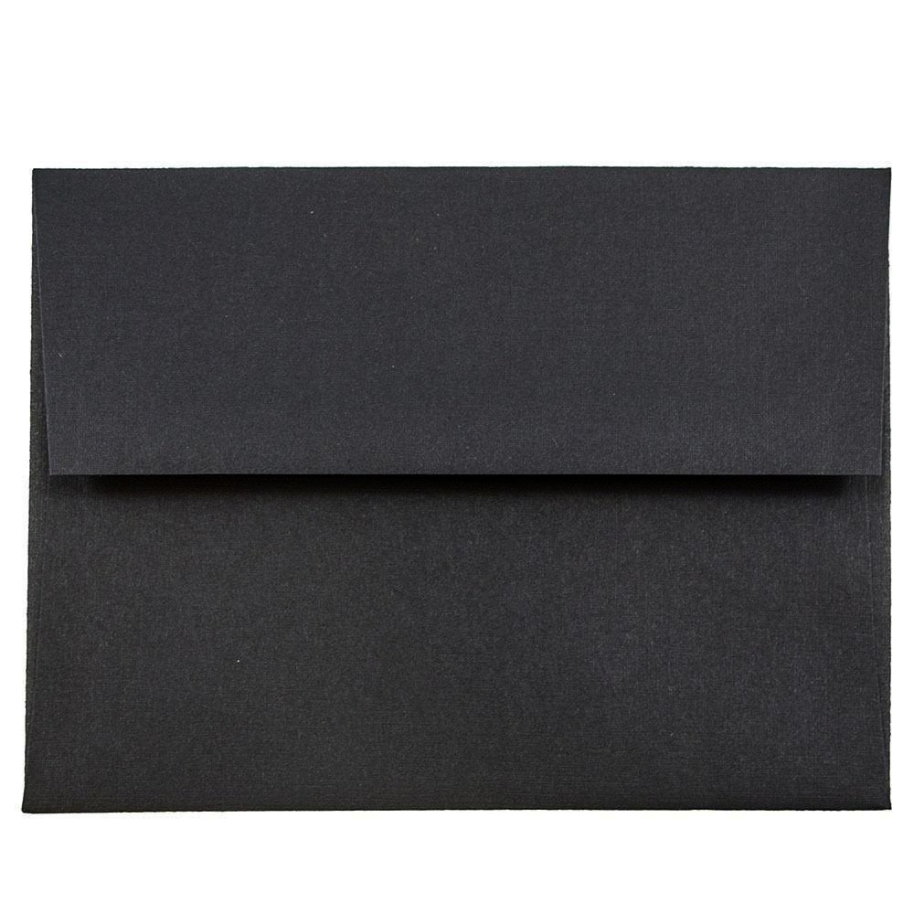 JAM PAPER Booklet Invitation Envelopes, Gummed Seal, 32-lb Linen, 30% Recycled