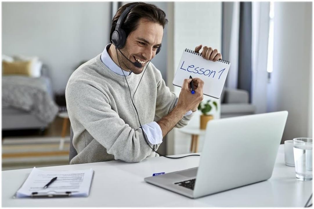 Kensington Hi-Fi USB Headphones with Mic & Volume Control Button (K33065WW) USB-A