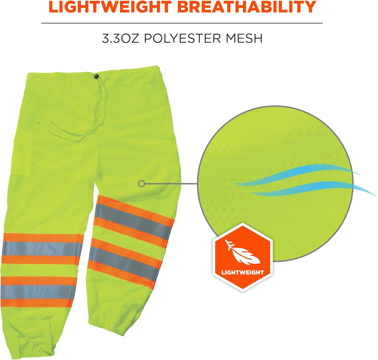 Ergodyne GloWear 8911 Class E Two-Tone Reflective Safety Pants
