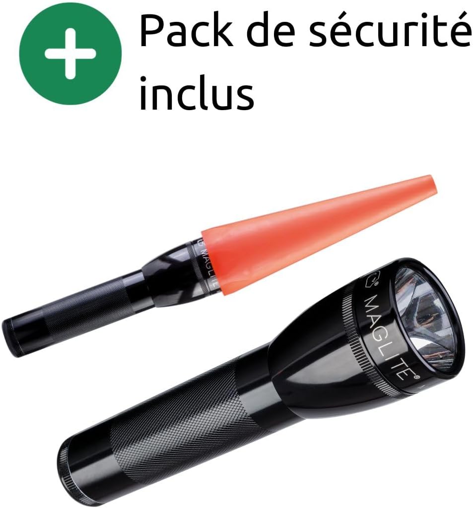 ML25LT-J201G MagLite, 2C Cell, Twist Head, 177 Lumens,Black