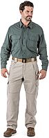 5.11 Tactical Men's Cargo Work Pants, Regular Fit, 100% Cotton Canvas, 7 Pockets, Style 74251ABR