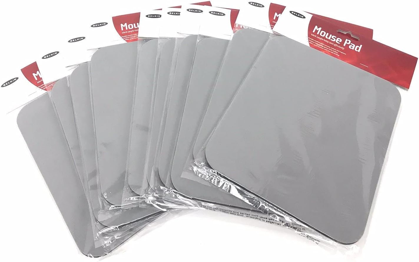 Belkin 10-Pack Gray Standard Mouse Pad (F8E081-GRY)
