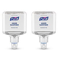 PURELL Advanced Hand Sanitizer Gentle & Free Foam, Fragrance Free, 1200 mL Refill for PURELL ES4 Manual Hand Sanitizer Dispenser (Pack of 2) - 5051-02