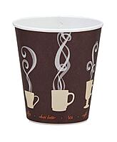 Solo ThermoGuard Insulated Double-Wall Paper Hot Cups Steam Print