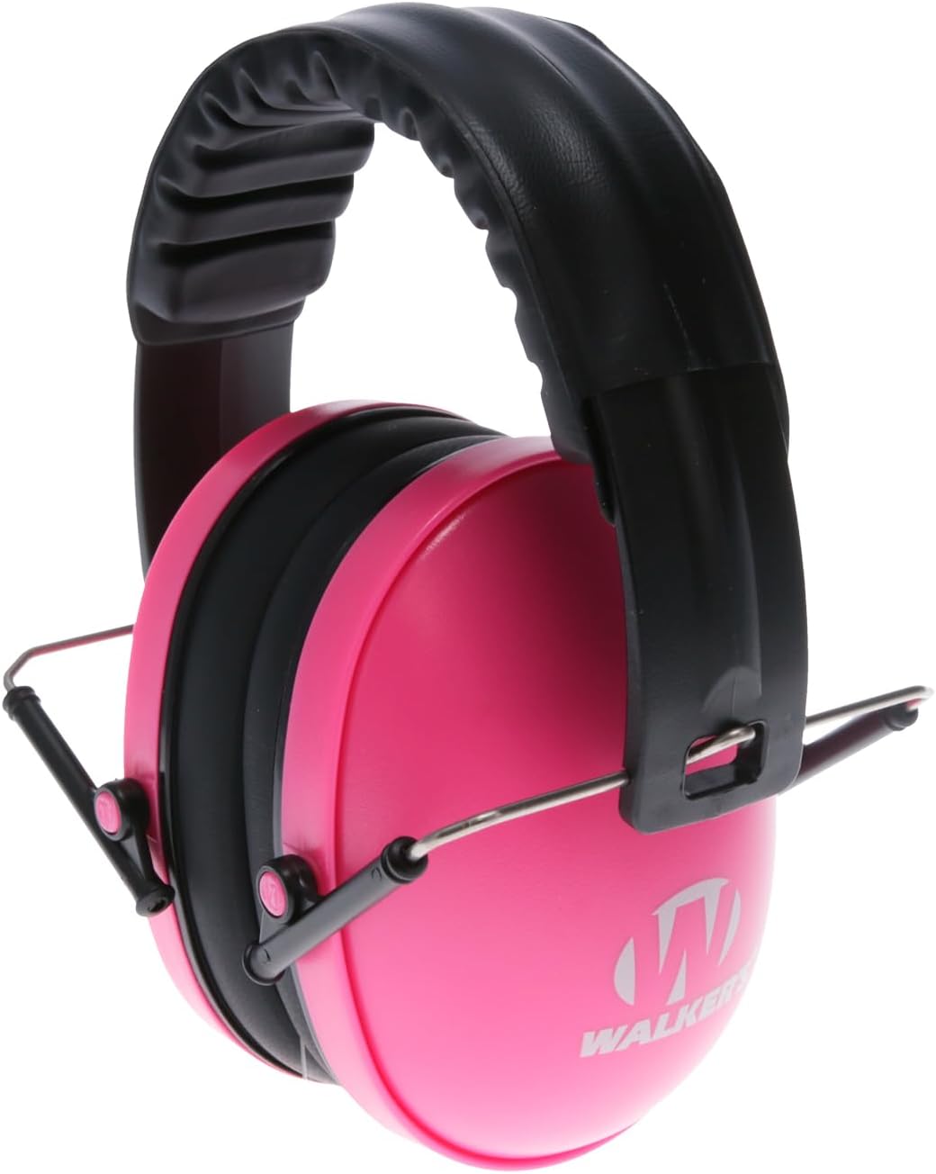 WALKER'S Youth & Women's Low Profile Folding Padded Hearing Protection Earmuffs