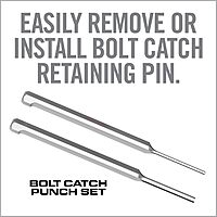 Real Avid Bolt Catch Punch Set, Stainless SPORTING