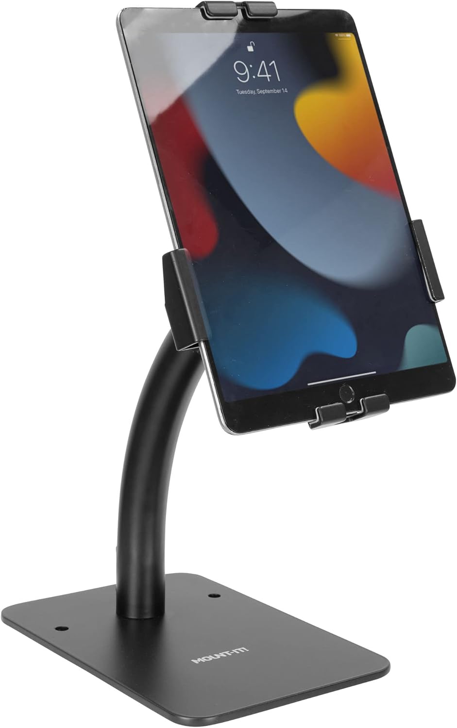 Mount-It! Anti-Theft Tablet Kiosk Countertop Stand | Universal Fit Retail Tablet Stand Compatible with 7.9" to 11" iPad