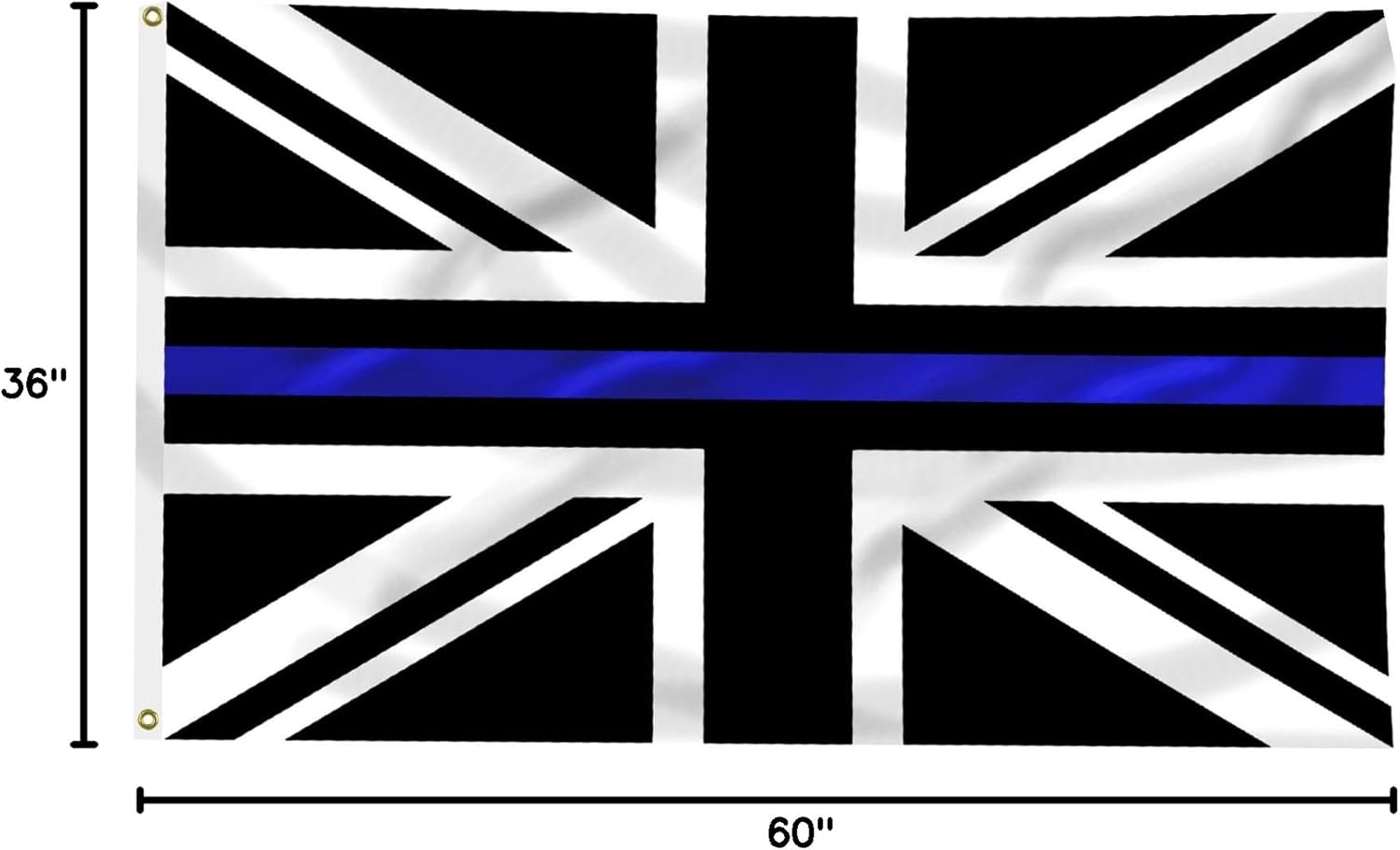 POINTVIEW FLAGS Thin Line Flag with Grommets