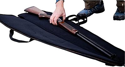 Shotgun and Rifle Case - Removes Moisture from Guns - Protects Against Rust and the Elements, Black, (AD100BL)