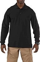5.11 Tactical Men's Utility Long Sleeve Polo, Polyester-Cotton, Integrated Side Vents, Style 72057
