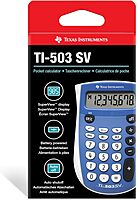 Texas Instruments TI-503 SV Standard Function Calculator 1 Count (Pack of 1)