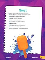 Summer Blast: Getting Ready for Fourth Grade – Full-Color Workbook for Kids Ages 8-10 - Reading, Writing, Art