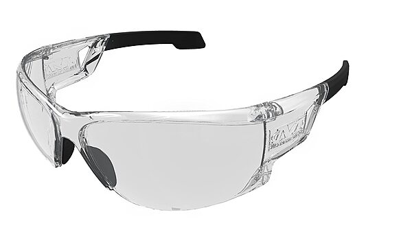 Mechanix Wear: Vision Type-N Safety Glasses with Advanced Anti Fog, Scratch Resistant, Rimless Lens, Protective Eyewear, One Size Fits All, For Indoor & Outdoor Use (Clear Lens)