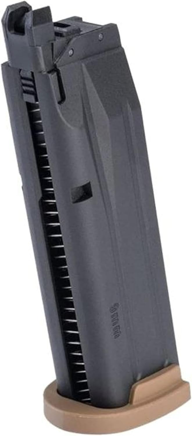 Sig Sauer ProForce 21-Round Airsoft Magazines Compatible with P320 M18 Air Guns | Green Gas Housing | Tan or Black Base