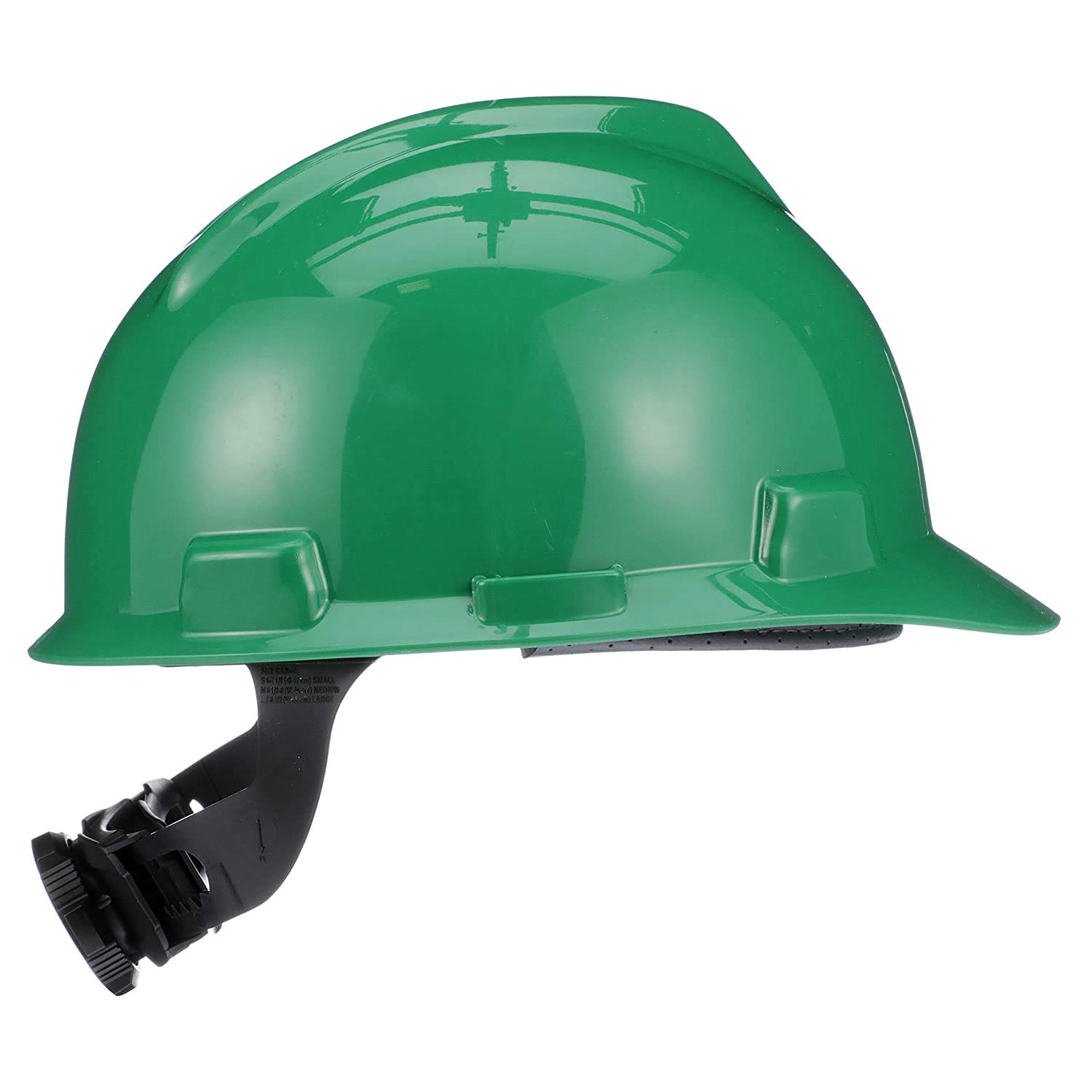 MSA 475362 V-Gard Cap Style Safety Hard Hat With Fas-Trac III Ratchet Suspension | Polyethylene Shell