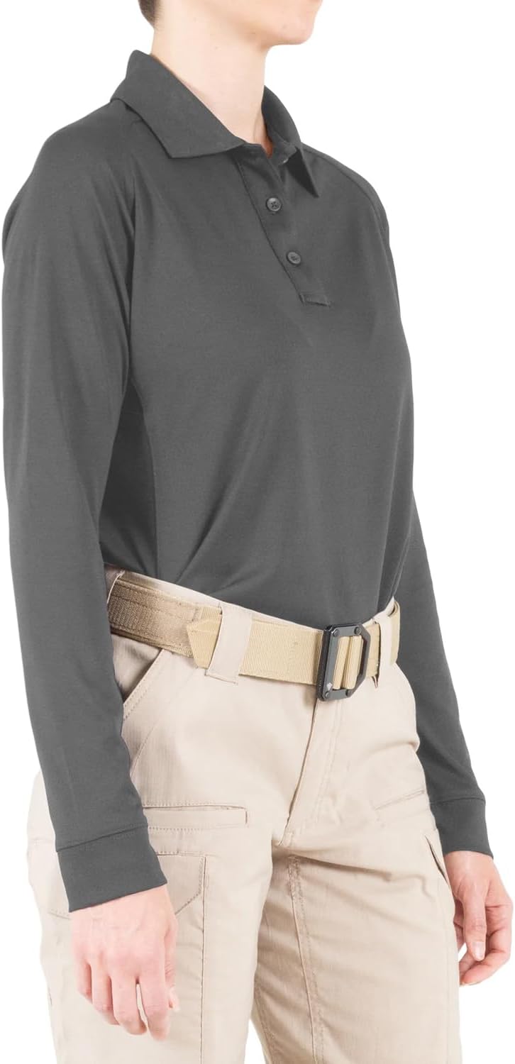 First Tactical Women's Performance Long Sleeve Polo