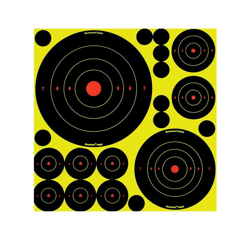 BIRCHWOOD CASEY Shoot-N-C Bull's-Eye Variety Pack Reactive Targets