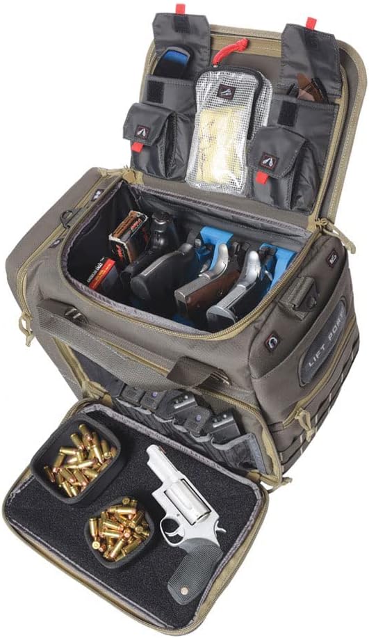 G.P.S. GPS-1512MLBRK Range bag GPS-1512MLBRK Backpack Holds 4 handguns, lockable