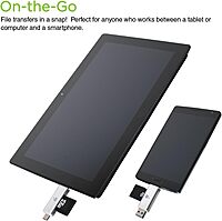 IOGEAR USB-C 2-in-1 SD Card Reader w/ USB-A - GFR3C12 (Pack of 2)